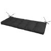 Bench Seat Cushion For Indoor Outdoor Furniture Non Slip Long Chair Cushion with Ties Strap  Swing Cushion 51.18x19.68IN For Garden Patio Balcony Entr